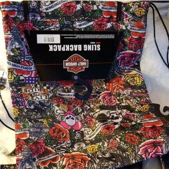 HarleyDavidson Bags Harley Davidson Tattoo Sling Backpack Poshmark